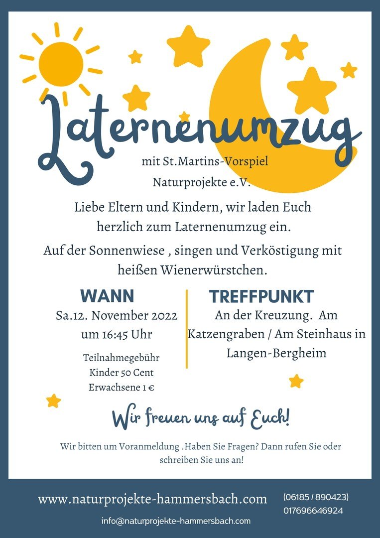Flyer St.-Martins-Ritt mit Laternenumzug