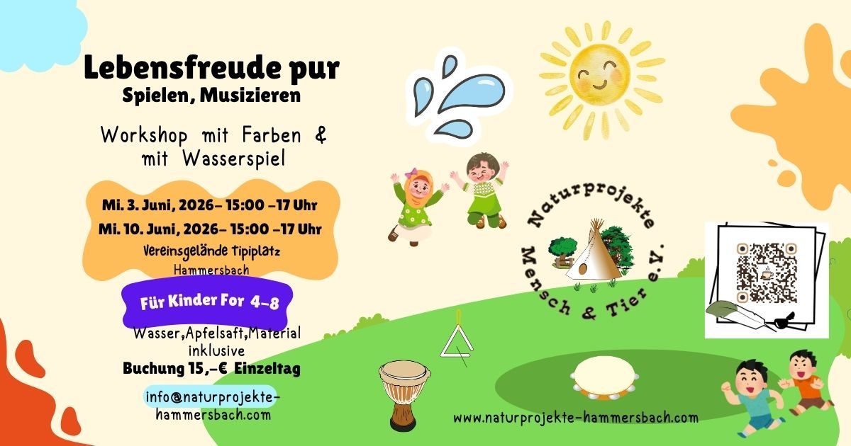 Flyer Lebensfreude pur – Spielen, Musizieren