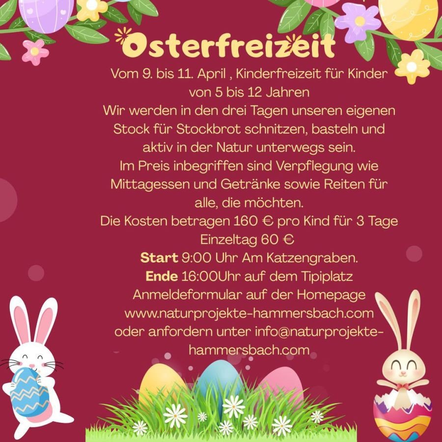 Flyer Osterfreizeit