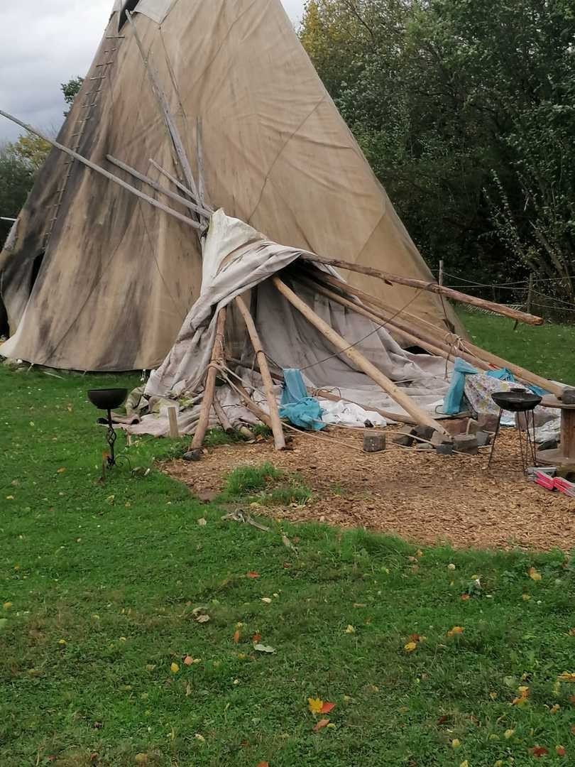 Zweites Tipi & neue Außenhülle