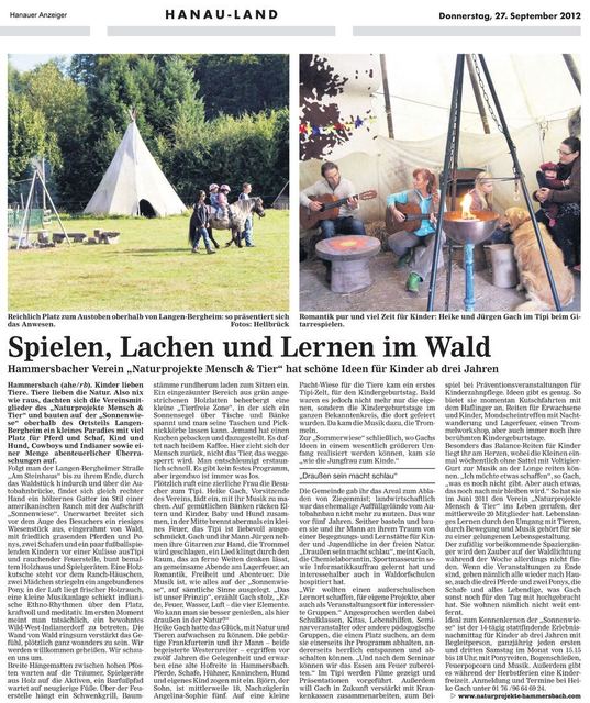 Scan Hanauer Anzeiger 27. September 2012